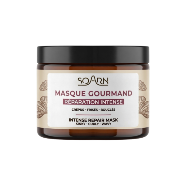 masque capillaire reparateur cheveux crepus frises boucles Soarn