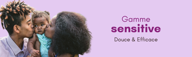 Gamme cosmétique sensitive soins doux sans parfum pour toute la famille