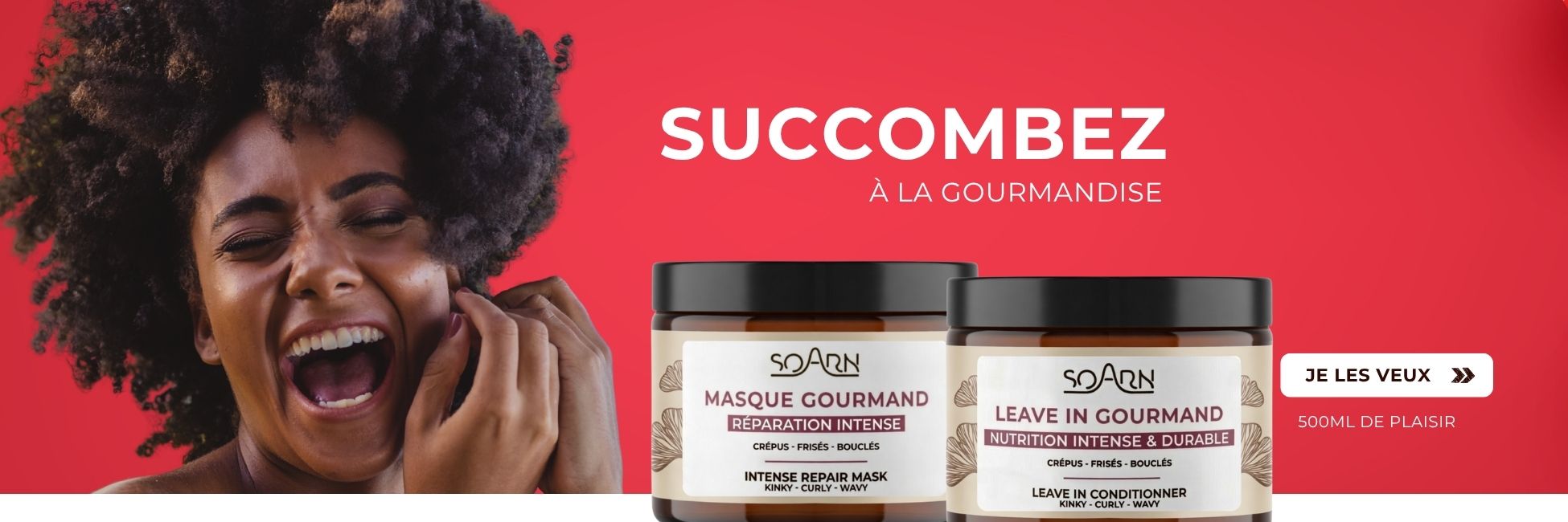 masque capillaire et leave in gourmand